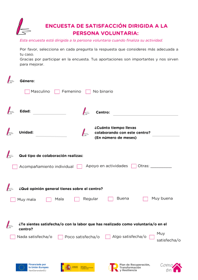 Portada Anexo Encuesta voluntariado